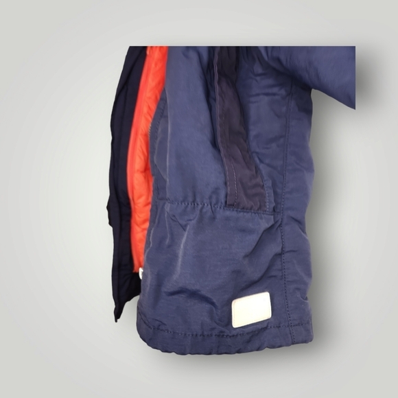 Zara Kids Boy Parka With Constracting Detachable Jacket Size 5 - Picture 7 of 15